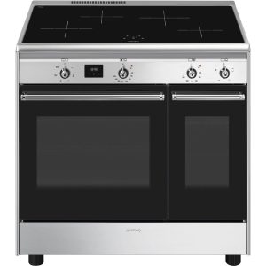 Smeg 90cm Concert Range Cooker | Induction Hob | Stainless Steel | CX92IM